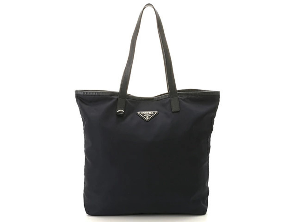 Prada Tote Bag Navy Blue